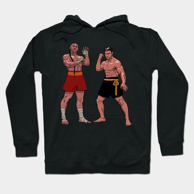 Kickboxer Hoodie by ohshirtdotnet